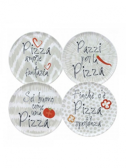 Andrea Fontebasso, Set 4 piatti pizza assortito